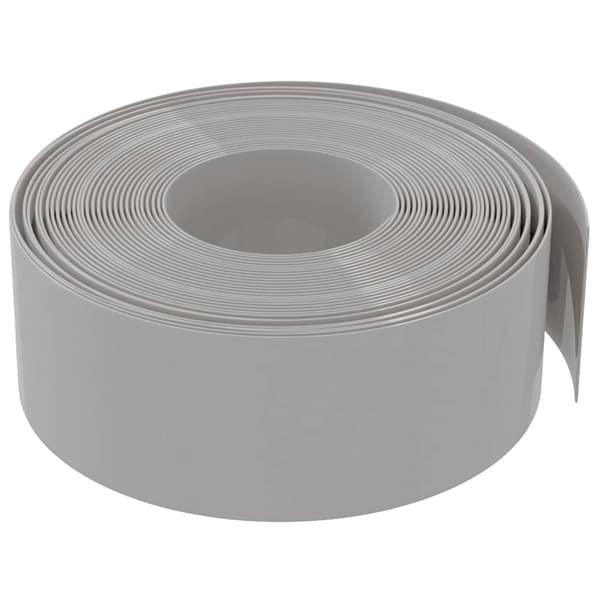 vidaXL havekant, grå, 10 m, 20 cm, polyethylen