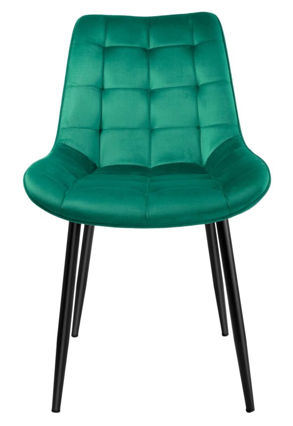 NORMAN Velvet mørkegrøn fløjlsstol