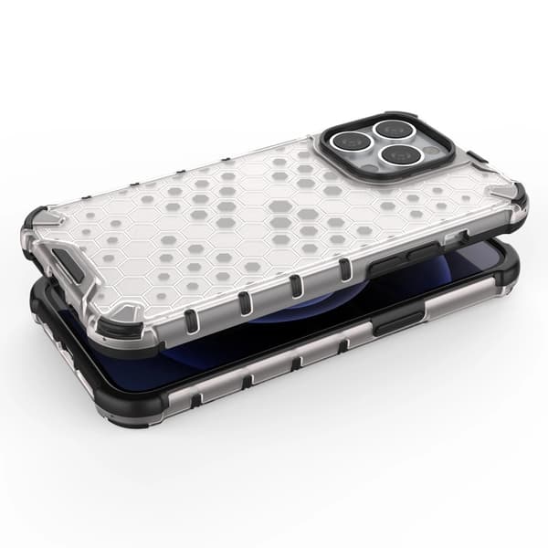 Honeycomb Armored Case med Gelram iPhone 13 Pro Blå