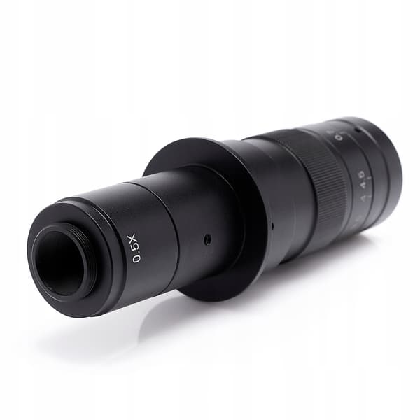 C-Mount Zoom 180x digitalt mikroskoplins
