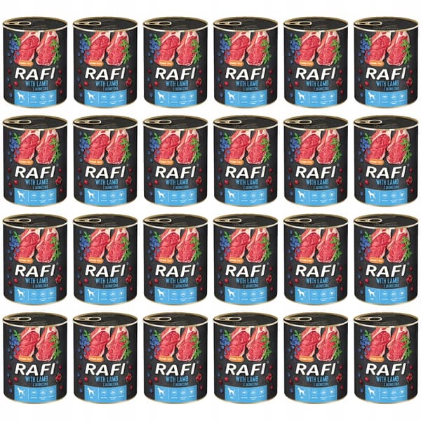 Dolina Noteci Rafi vådfoder til hunde 24 x 800 g lam