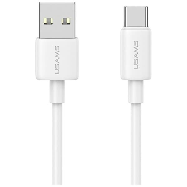 USAMS YD-serien SJ708-kabel 18W 3A USB-A till USB-C 1m vit
