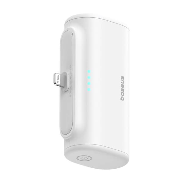 Varavirtalähde OS-Baseus Compact IP 5000mAh 20W (valkoinen)
