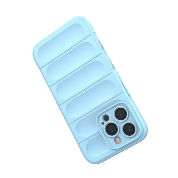 Magic Shield-cover til iPhone 13 Pro, fleksibelt pansret cover, lyseblå