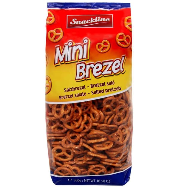 Snackline Mini Suolatut Pretzelat 300 g