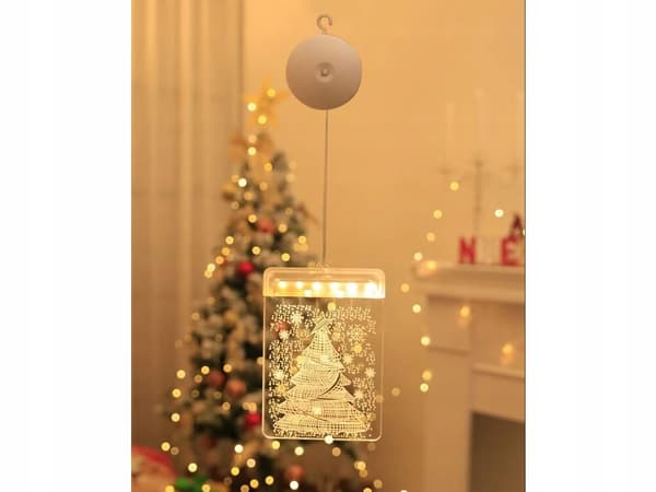 Färgat glas LED Julgran Varm (60) GAB_A