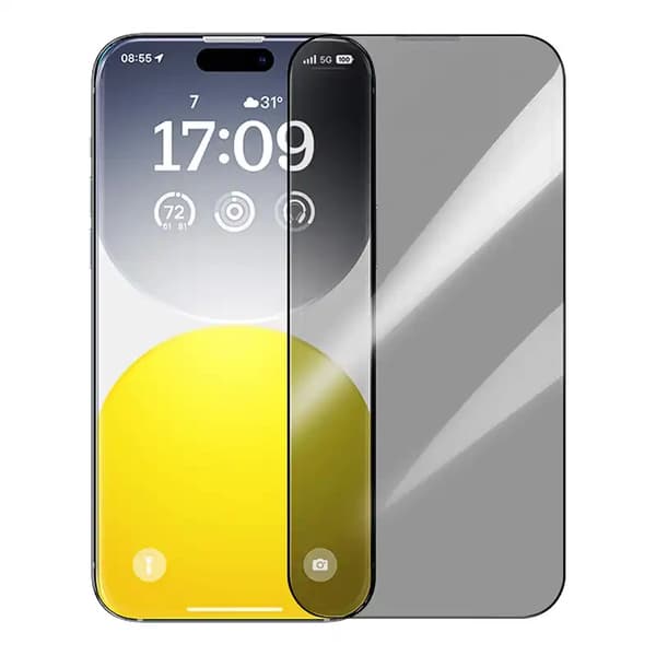 Baseus Diamond Privacy Hærdet Glas iPhone 15 Plus