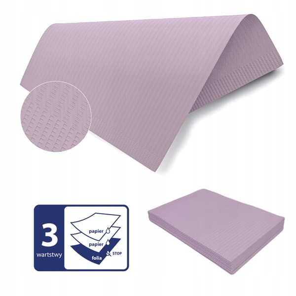 FOLIEKLÄDDAD HYGIENBIND 5 ST LILA
