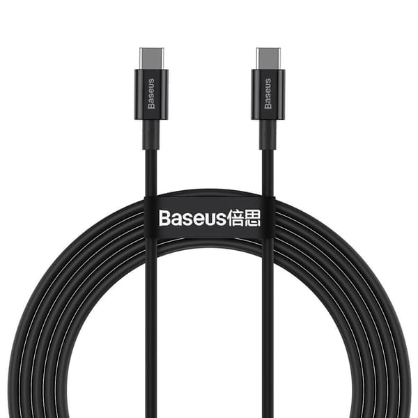 Baseus Superior Series USB-C til USB-C kabel, 100W, 2m (sort)