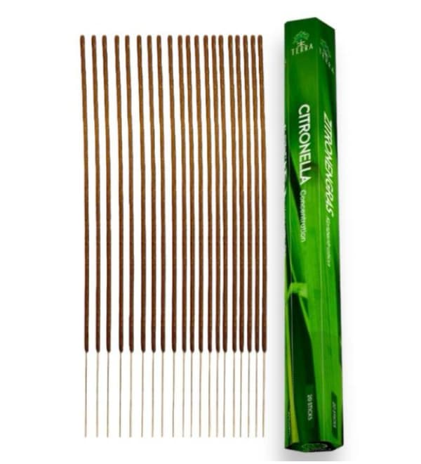 Terra Citronella røgelsespinde 20 stk. citronella