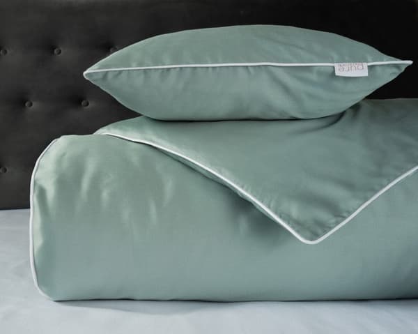 Bäddset i ren bomull 180x200 mint premium
