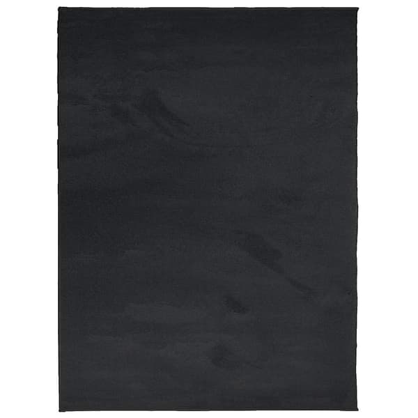 vidaXL OVIEDO tæppe, kort luv, sort, 240x340 cm