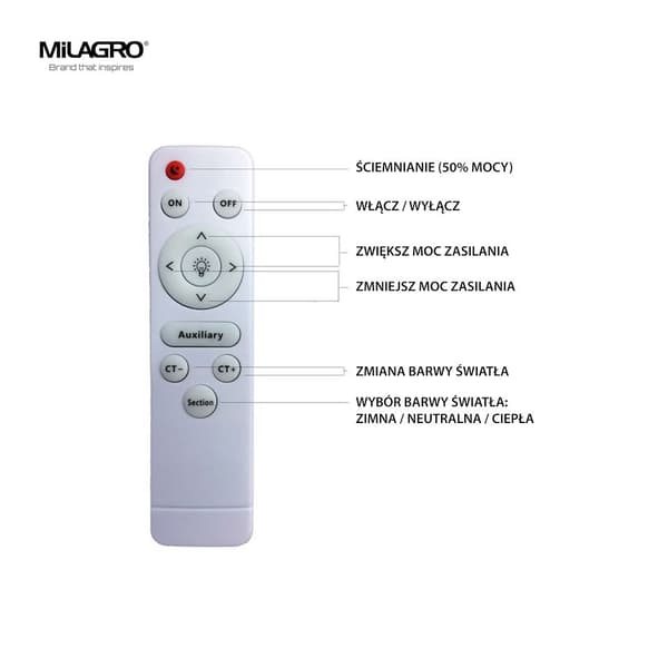 LOFTSLAMPE GEA LED SORT MILAGRO ML6394