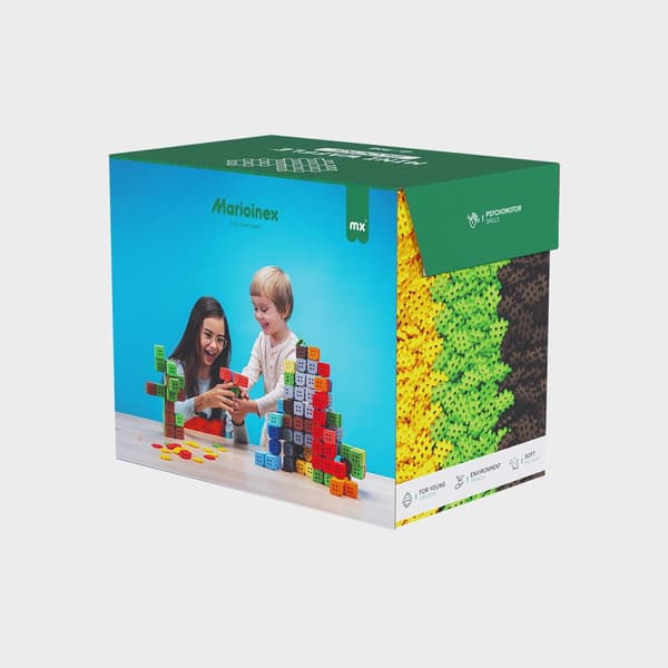 Marioinex Mini Waffle 502-delars byggklossar för barn 3+