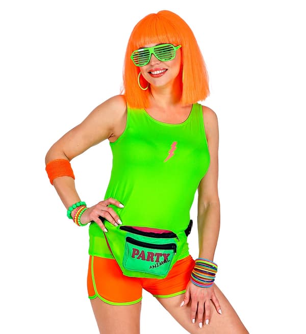 Neonoranssit shortsit 80-90-luvulta