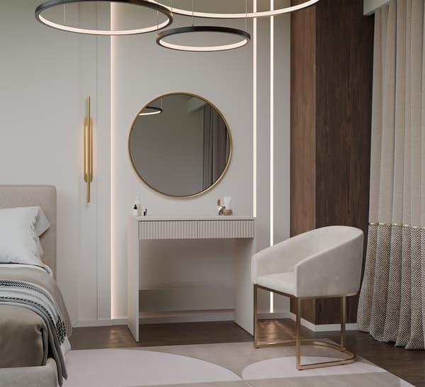 MARINA 2S SLIM CASHMERE skrivebord