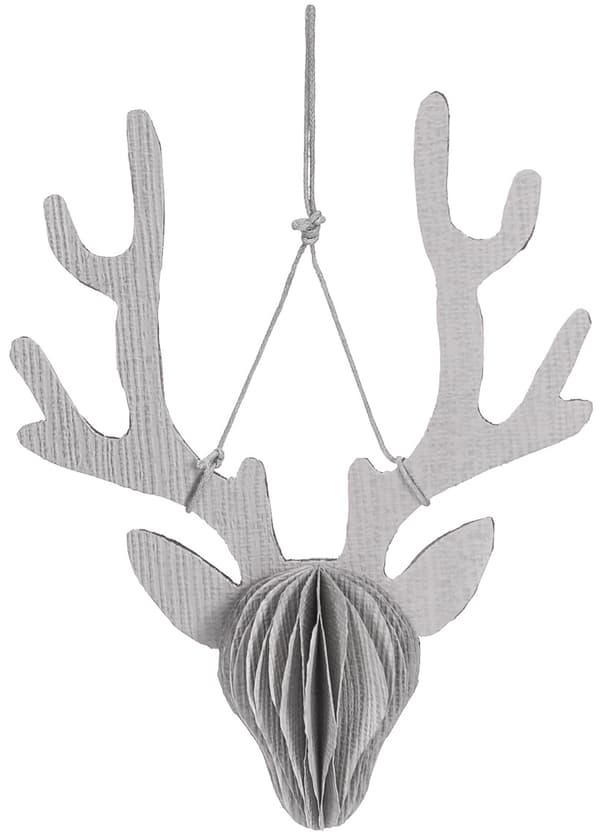 Julrenpappershängedekoration 15 cm
