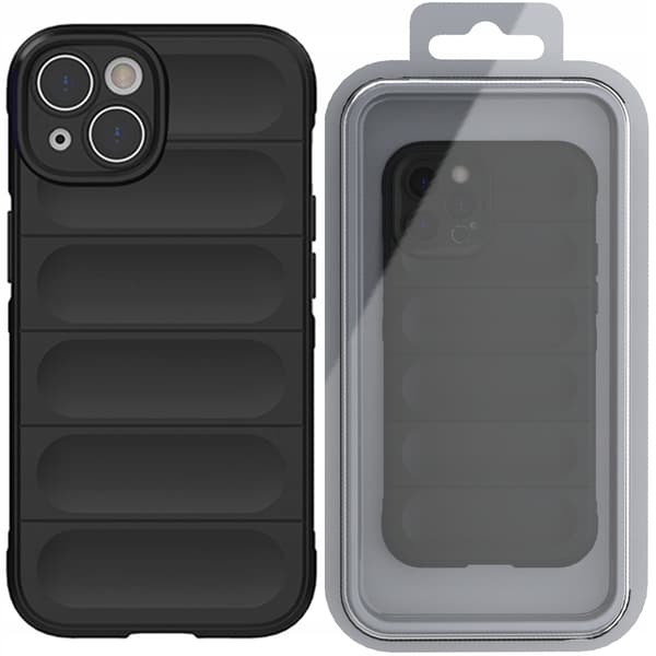 Magic Shield-skal till iPhone 14 Plus flexibelt armerat skal svart