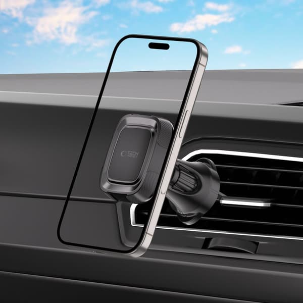 TECH-PROTECT N59 MAGNETISK INSTRUMENTBRÆT OG VENTILATIONSBELÆGNING TIL BILEN, SORT