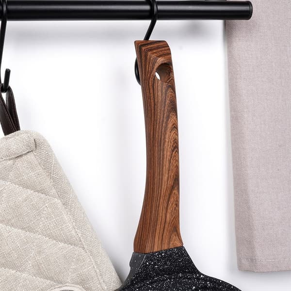 Granitpande til æg 7 huller BLACK&WOOD 26 cm