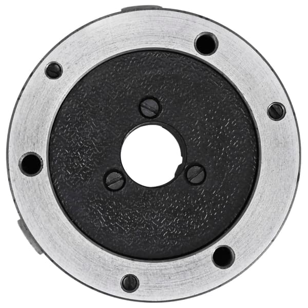 vidaXL Självcentrerande svarvchuck, 3 käftar, 100 mm, stål