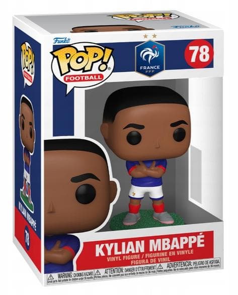 FUNKO POP Fotboll Frankrike Figur - Kylian Mbappé 78 Multicolor