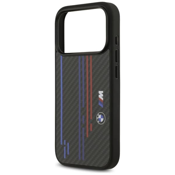 BMW M Kevlar-linjer og logo MagSafe-cover til iPhone 17 Pro - sort