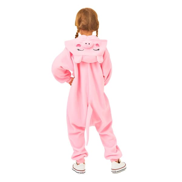 Kigurumi-pyjamas Rosa Gris Barn 95-105 cm