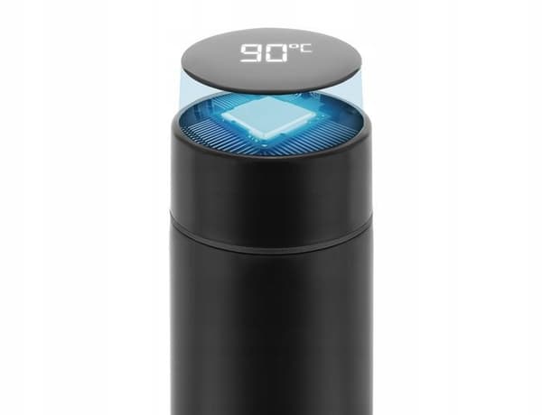 Suosittelemme - TERMOSMUKI 500ML MUSTA TERMOSMUKI RUOSTUMATON TERÄS -SETTI