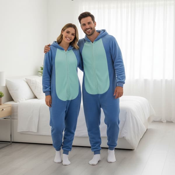 Kigurumi pyjamaskostume Lilo & Stitch M: 155-165cm