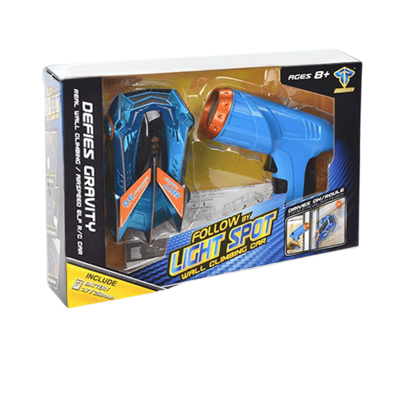 RC Väggklätterbil med Fjärrkontroll, Laserpistol, LED