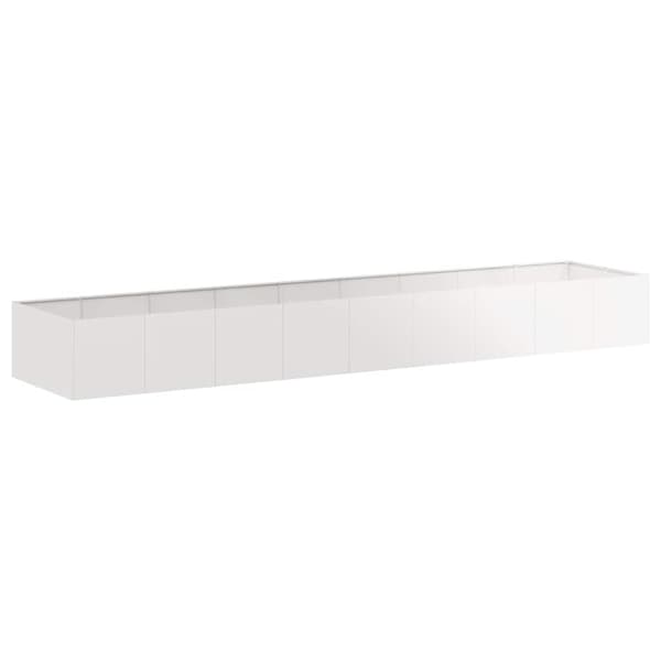 vidaXL urtepotte 360x80x40 cm rustfrit stål