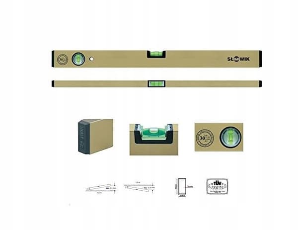 Satakieli kultainen vatupassi P01 1000mm