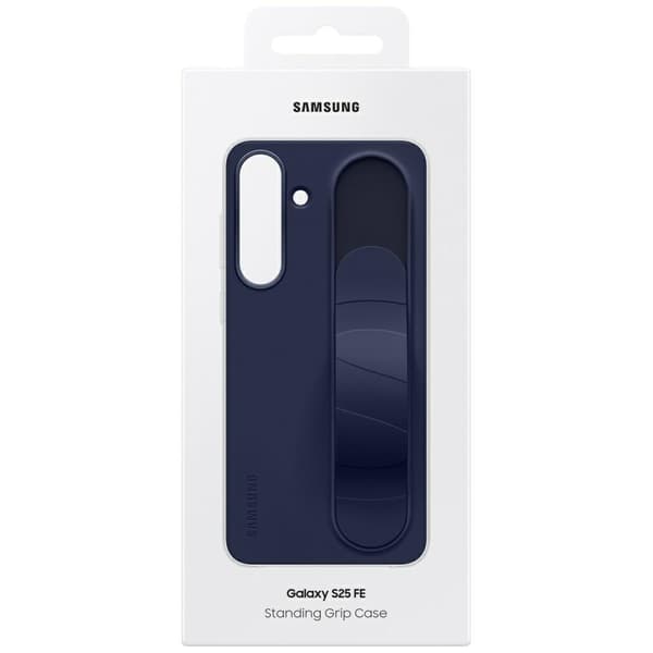 Samsung Standing Grip Cover til Galaxy S25 FE Mørkeblå