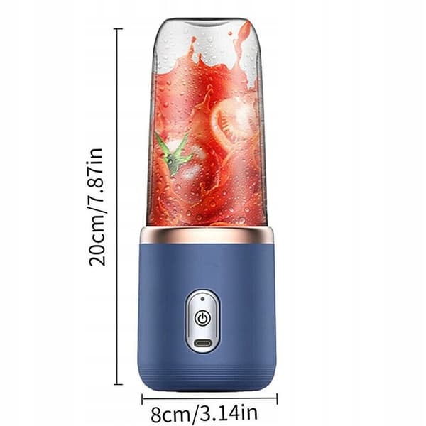 TRÅDLØS BLENDER BÆRBAR MINI JUCER 2 FLASKER BLENDY AND GO