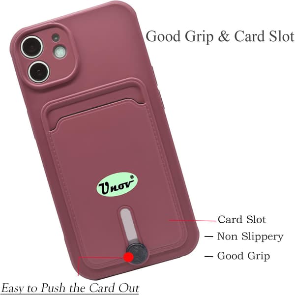 APPLE IPHONE 12 ETUI MINTGRØN SILIKONE + PLADS TIL KORT-ID