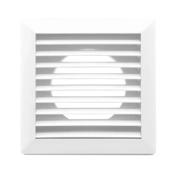 VENTILATIONSGALLER MED MEKANISK LUFT DIAMETER 100 VIT - RX 02-352