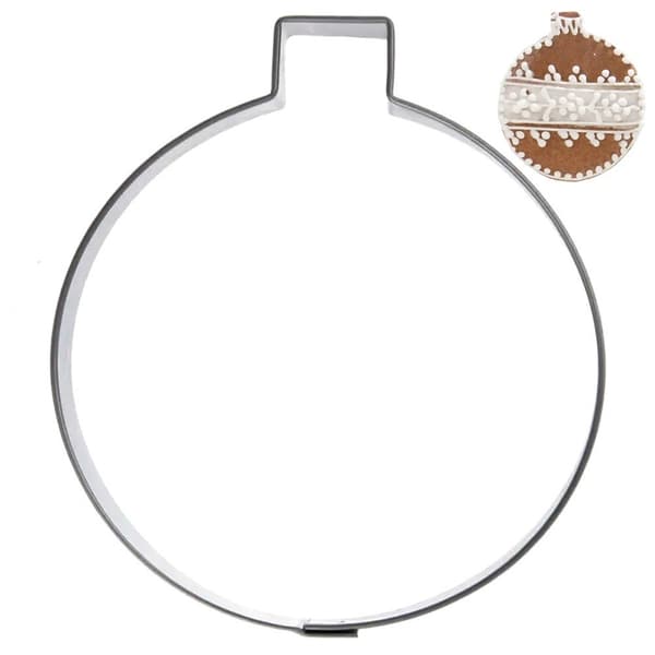 Teräksinen keksileikkuri pallo 7 cm