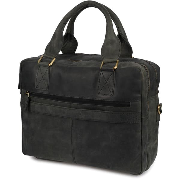 Stor A4-laptoptaske til mænd i læder, 15'4 XL, Beltimore