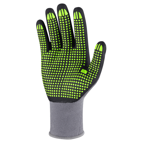 Nylon arbetshandskar NITRIL FLEX DOTS 9” SALCO PERFEKTA PROFESSIONELLA!