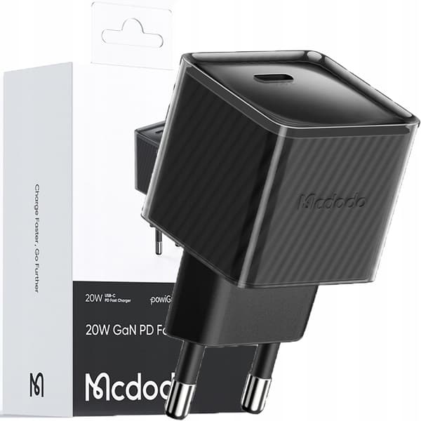 MCDODO HURTIGOPLADERKUBE USB-C 20W USB TYPE C TIL IPHONE 13 14 15 PRO