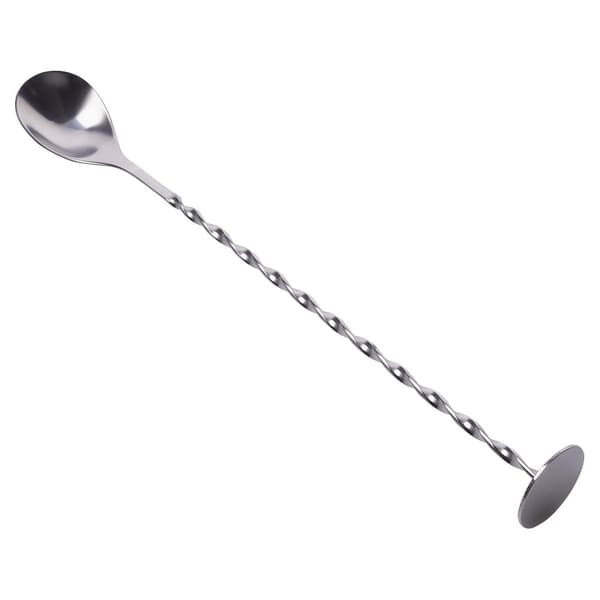 Bar ske til drinks og cocktails i rustfrit stål 28 cm