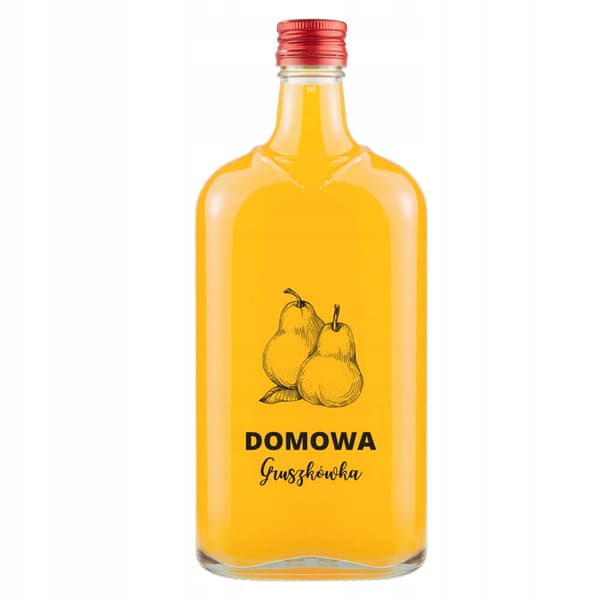 10x KLASSISKA 500ml-flaskor med trycket HEMGJORDA PÄRONGRÖNSAKER