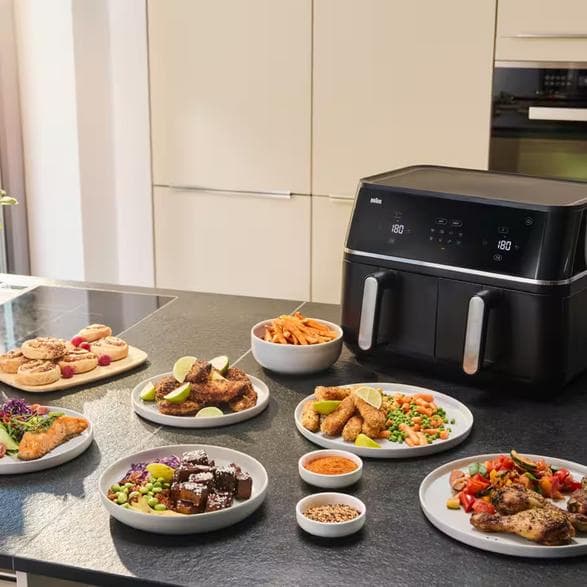 Airfryer BRAUN TwinCook 5 TD 5030I Sort