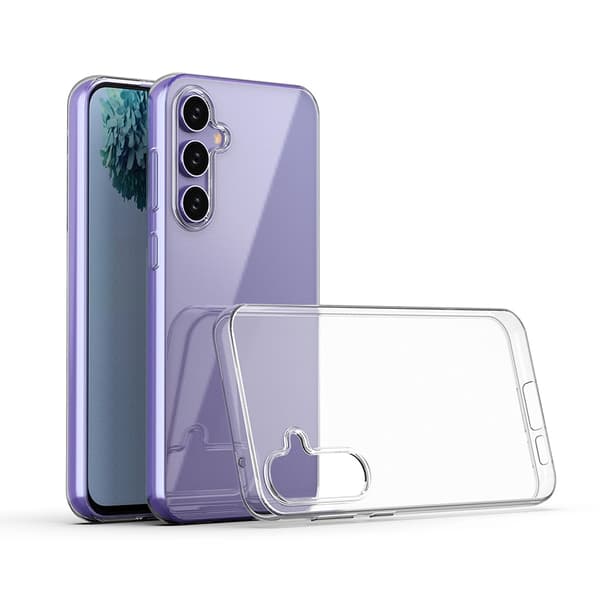 Ultraklart silikonskal för S23 FE Transparent