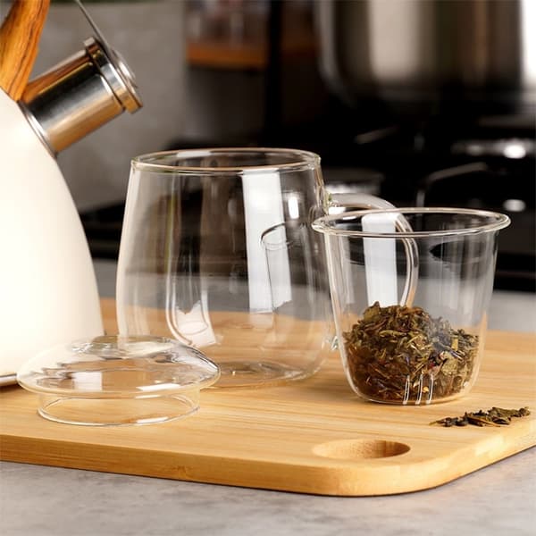 GLASMUSS 400ml MED INFUSER OCH LOCK 139816