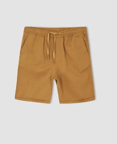 DEFACTO HERRBRUNA SLÄTA BOMULLSHORTS, 44 3H2G2_B* T1A