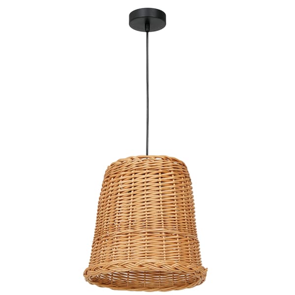VIMINI 1 E27 HÆNGELAMPE NATUR TRÆ MILAGRO MLP7990