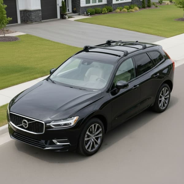 Kattoteline integroiduilla kiskoilla VOLVO XC60 2017 - vaaleanhopea