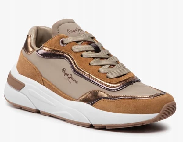 Pepe jeans damesko brune snøresko 36 AWE